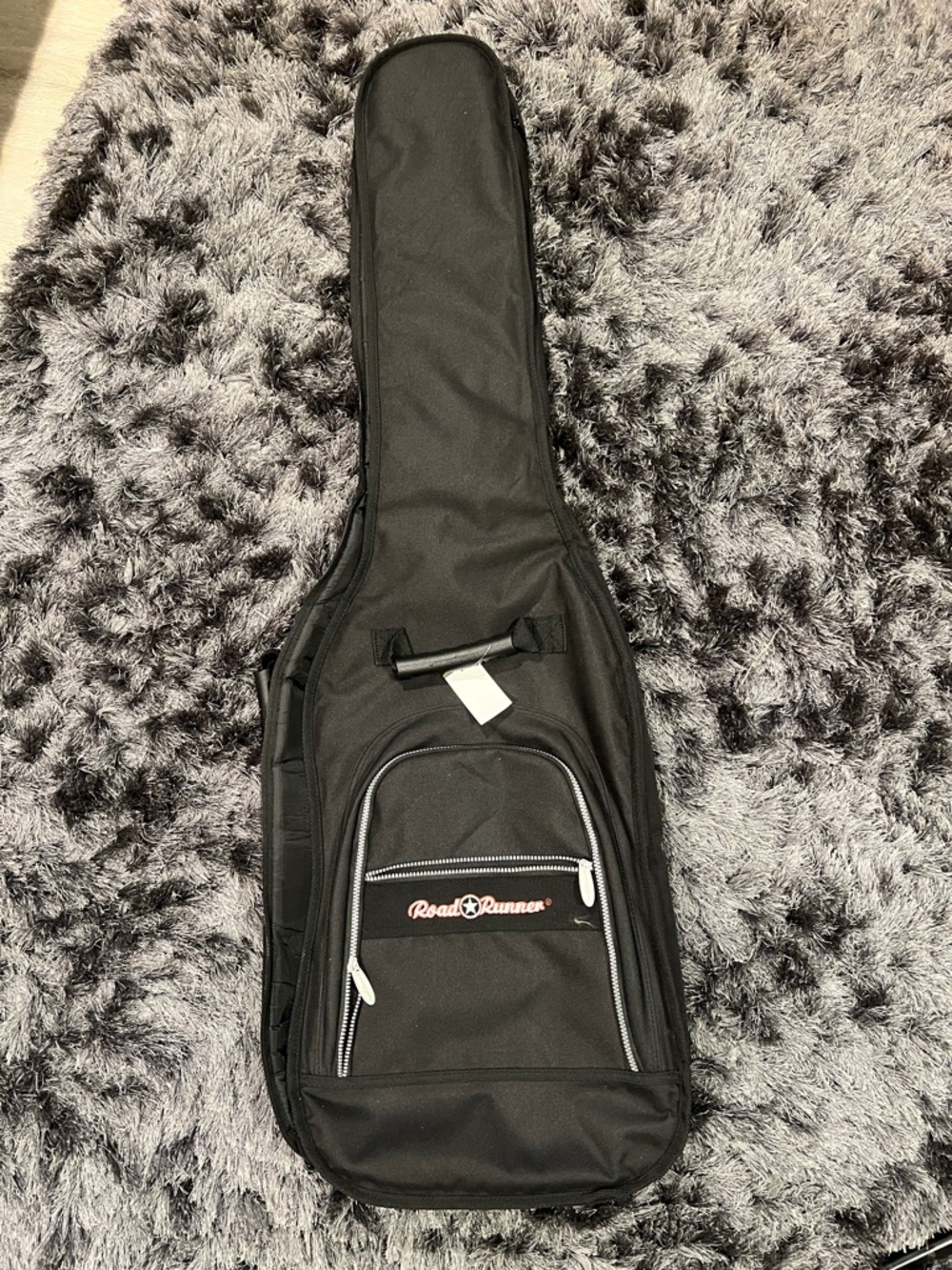 Road Runner Black Padded Guitar Bag - Protective Soft Case